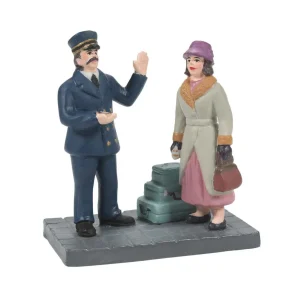 Enesco Christmas In City Village Calling For A Porter #6011381