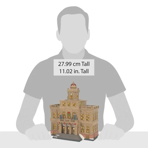Enesco Christmas In City Village City Hall #6011382