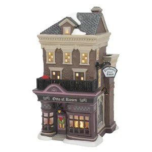 Enesco Dickens Village Otto Of Roses Perfumery #6011390