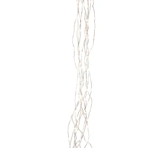 Gerson International 6 Foot Long Warm White Micro Led Light String, Remote Function
