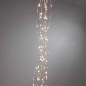 Gerson International 6 Foot Long Warm White Micro Led Light String, Remote Function