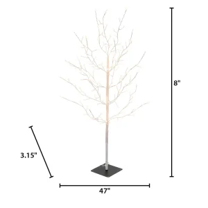 Gerson International 4 Foot Tall Pre Lit Tree, 150 Warm White Micro Leds