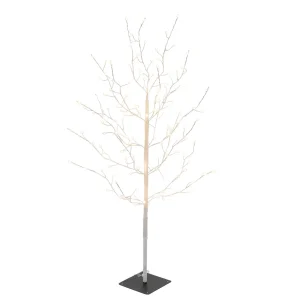 Gerson International 4 Foot Tall Pre Lit Tree, 150 Warm White Micro Leds