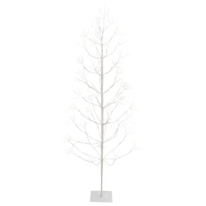 Gerson International 6 Ft Tall Birch Tree With 588 Leds, Multifunction Adapter