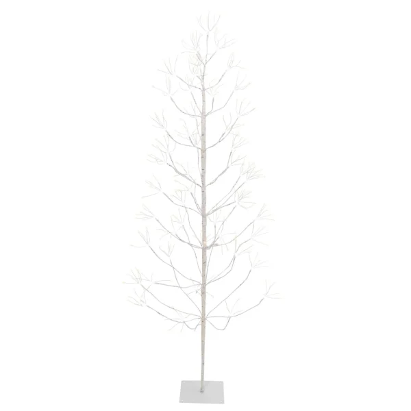 Gerson International 6 Ft Tall Birch Tree With 588 Leds, Multifunction Adapter