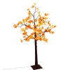 Gerson International 4Ft. Tall Electric Lighted Maple Leaf Tree With 48 Warm White Micro Led Lights