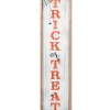 Gerson International 4 Ft Tall Trick Or Treat Halloween Porch Sign, Outdoor Decor