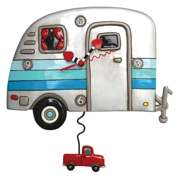 Enesco Happy Campers Clock