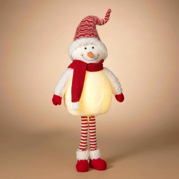 Gerson International Holiday Lighted Standing Snowman Figurine, Battery Operated