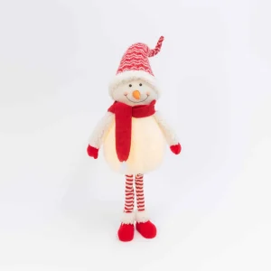 Gerson International Holiday Lighted Standing Snowman Figurine, Battery Operated