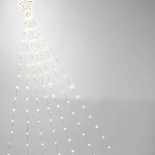 Gerson International 5-In D Electric Shooting Star With 30 Warm White Led Lights & Seven 7' Tails With 21 Led Lights