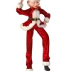Regency International 30In Fabric Traditional Bendable Elf Ornament