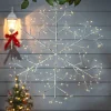 Gerson International 24 In Firecracker Led Snowflake, Outdoor Holiday Decor