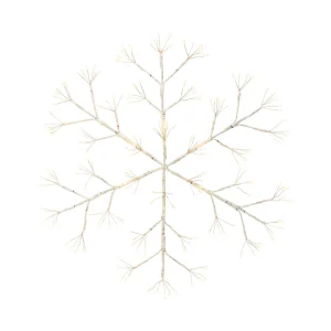 Gerson International 20 In Firecracker Led Snowflake, Outdoor Holiday Decor
