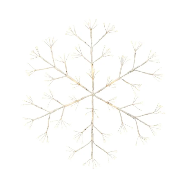 Gerson International 20 In Firecracker Led Snowflake, Outdoor Holiday Decor