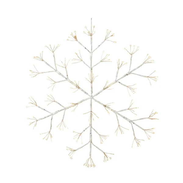 Gerson International 24 In Firecracker Led Snowflake, Outdoor Holiday Decor