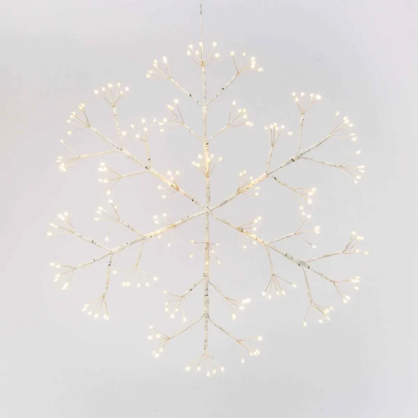 Gerson International 20 In Firecracker Led Snowflake, Outdoor Holiday Decor