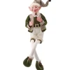 Regency International 30In Forest Green Bendable Elf Ornament