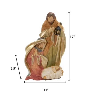 Gerson International 18.5-In H Resin Nativity Figurine