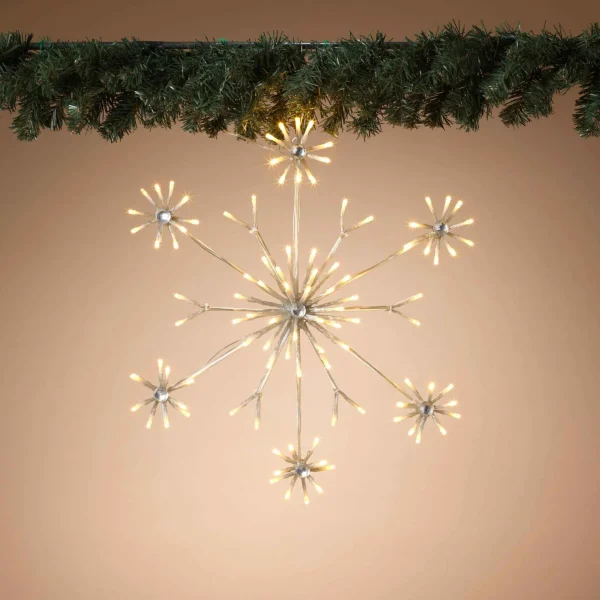 Gerson International 20 In Led Snowflake, Outdoor Christmas Holiday Decor