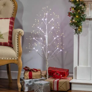 Gerson International 36 In Tall Birch Tree With 288 Leds , Multifunction Adapter