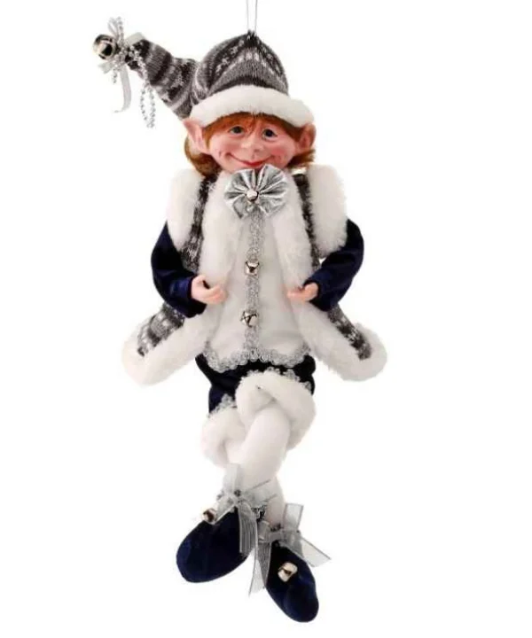 Regency International 17In Winter Solstice Bendable Elf Ornament