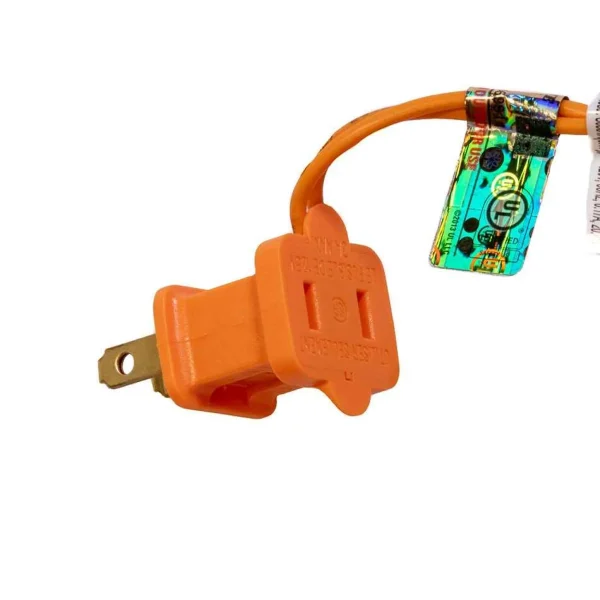 Kurt Adler 9 Foot Pre-Lit Orange Garland