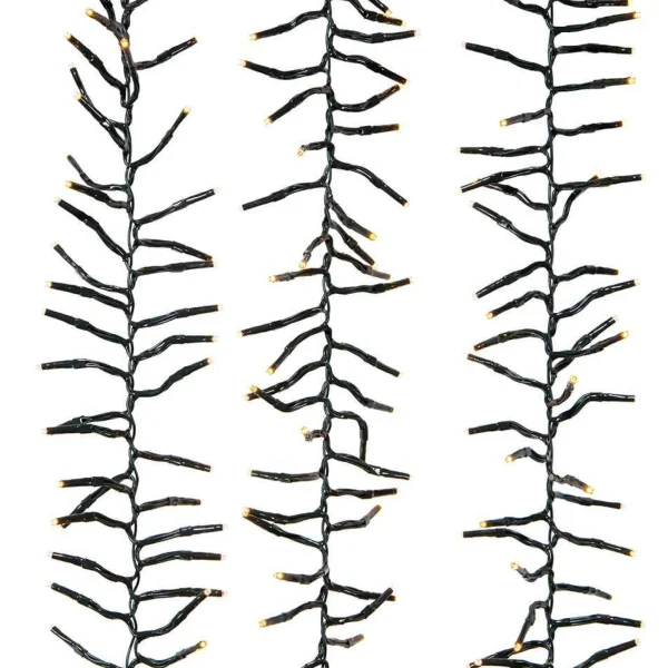 Kurt Adler Cul 1000-Light 33-Foot Cluster Light Set With Classic White 3Mm Led Bulbs