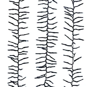 Kurt Adler Cul 1000-Light 33-Foot Cluster Light Set With Cool White 3Mm Led Bulbs