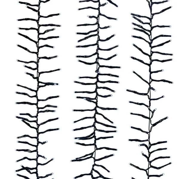 Kurt Adler Cul 1000-Light 33-Foot Cluster Light Set With Cool White 3Mm Led Bulbs