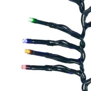 Kurt Adler Cul 1000-Light 33-Foot Cluster Garland With Multi-Color 3Mm Led Bulbs