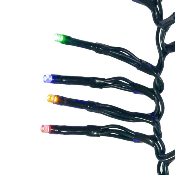 Kurt Adler Cul 1000-Light 33-Foot Cluster Garland With Multi-Color 3Mm Led Bulbs