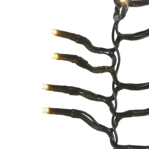 Kurt Adler Cul 1000-Light 33-Foot Cluster Garland With Warm White 3Mm Led Bulbs