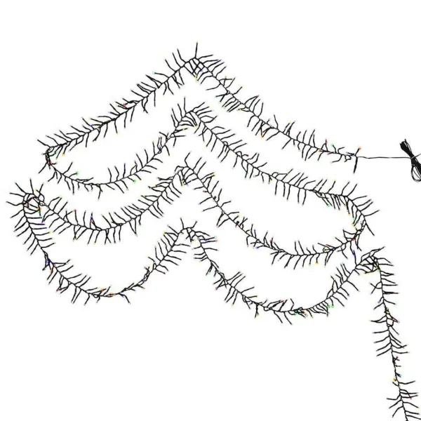 Kurt Adler Cul 1000-Light 33-Foot Cluster Garland With Multi-Color 3Mm Led Bulbs