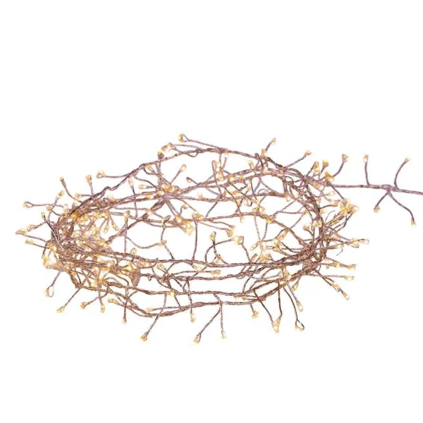 Kurt Adler 24-Foot 720-Light Warm White Twinkle Led Fairy Cluster Garland