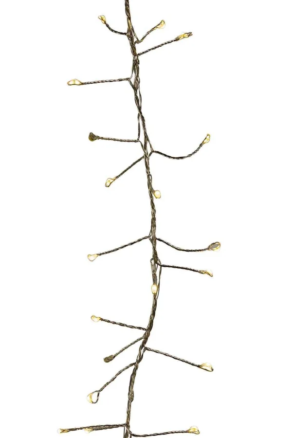 Kurt Adler 24-Foot 720-Light Warm White Twinkle Led Fairy Cluster Garland
