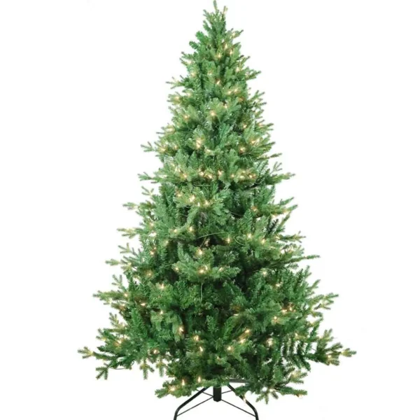 Kurt Adler 7-Foot Pre-Lit Clear Incandescent Jackson Pine Tree