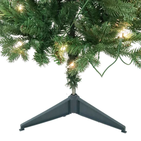 Kurt Adler 3-Foot Pre-Lit Clear Incandescent Jackson Pine Tree