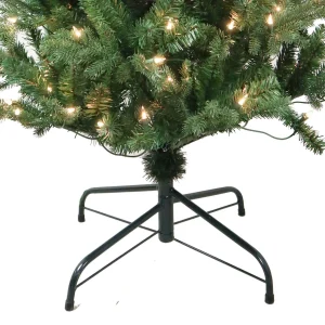 Kurt Adler 4.5-Foot Pre-Lit Clear Incandescent Jackson Pine Tree