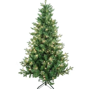 Kurt Adler 5-Foot Pre-Lit Clear Incandescent Jackson Pine Tree