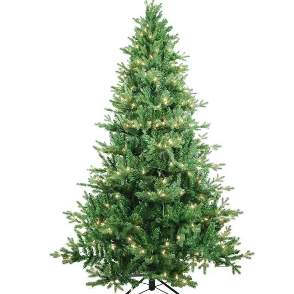 Kurt Adler 7-Foot Pre-Lit Clear Incandescent Jackson Pine Tree