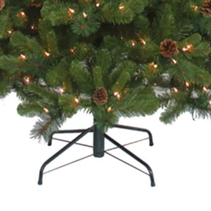 Kurt Adler 7.5-Foot Pre-Lit Clear Burlington Spruce
