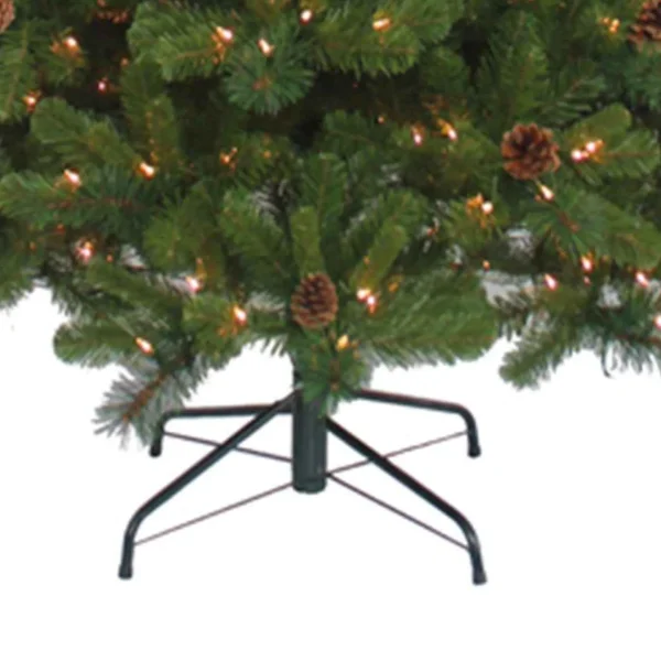 Kurt Adler 7.5-Foot Pre-Lit Clear Burlington Spruce