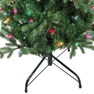 Kurt Adler 4.5-Foot Pre-Lit Multi-Color Incandescent Jackson Pine Tree