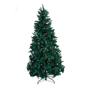 Kurt Adler 7-Foot Pre-Lit Pine Tree With Multi-Colored Lights
