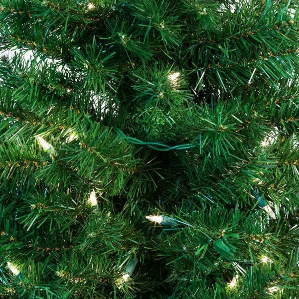 Kurt Adler 5-Foot Pre-Lit Potted Tree Set (Set Of 2 Trees)