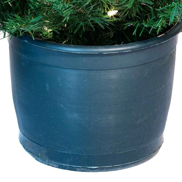 Kurt Adler 5-Foot Pre-Lit Potted Tree Set (Set Of 2 Trees)