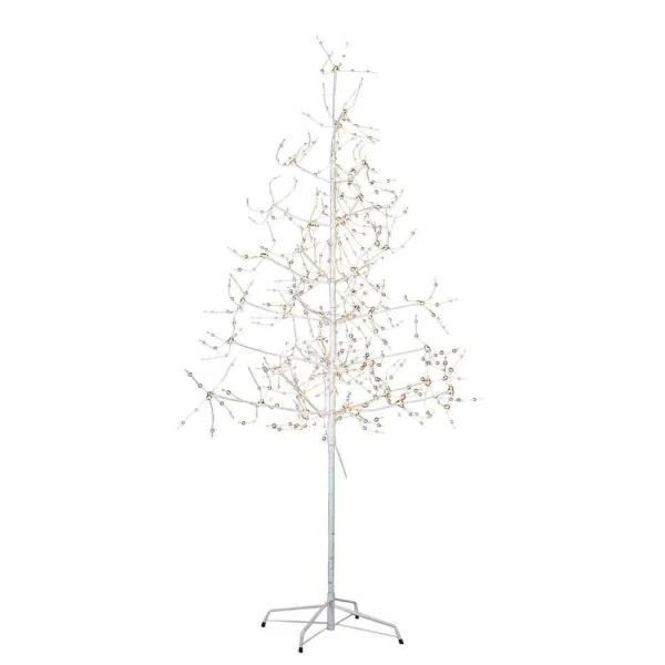 Kurt Adler 6-Foot White Birch Bark With Led Fairy Lights Tree