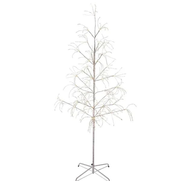 Kurt Adler 6-Foot White Birch Bark With Led Fairy Lights Tree