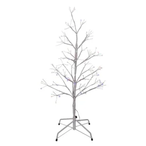 Kurt Adler 3-Foot White Birch Twig Tree With Multi-Color 8-Function Lights